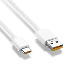 Cablu SuperVOOC Type-C Oppo 65W, 4A, 1m alb, bulk
