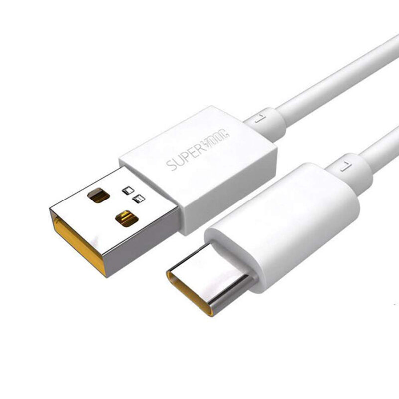 Cablu SuperVOOC Type-C Oppo 65W, 4A, 1m alb, bulk