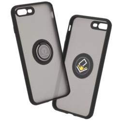 Husa iPhone 7 Plus Techsuit Glinth Cu Inel Suport Stand Magnetic - Negru