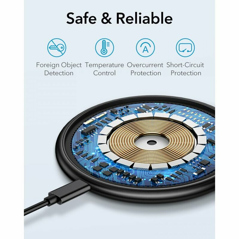 Incarcator MagSafe wireless 10W + cablu USB-C ESR HaloLock