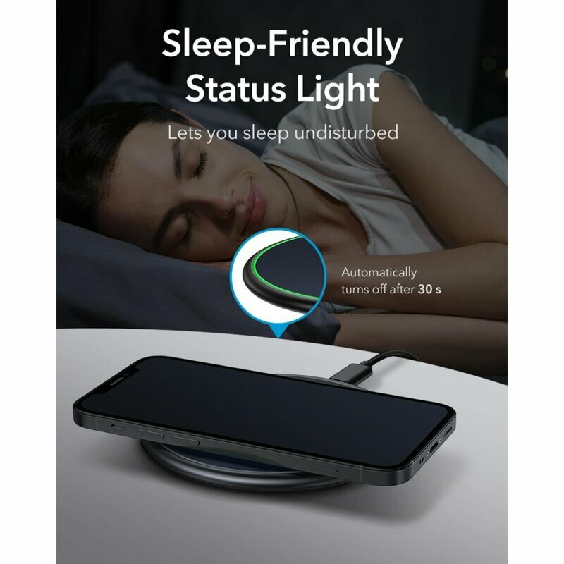 Incarcator MagSafe wireless 10W + cablu USB-C ESR HaloLock