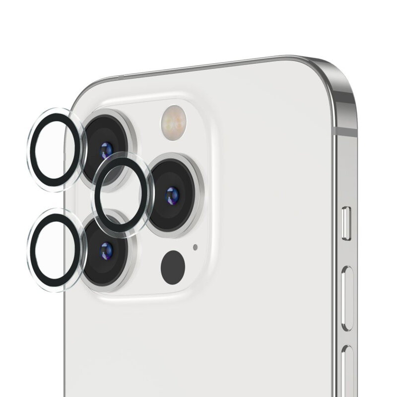 Folie sticla camera iPhone 14 Pro ESR Lens Protector, negru