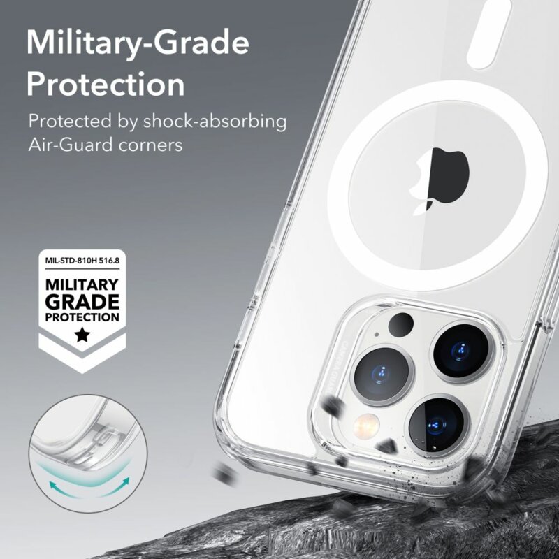 Husa iPhone 14 Pro Max ESR Classic Hybrid HaloLock, transparenta