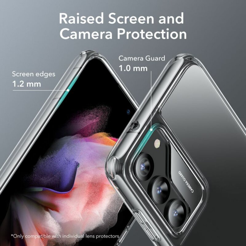 Husa Samsung Galaxy S23 ESR Air Shield Boost Kickstand, transparenta
