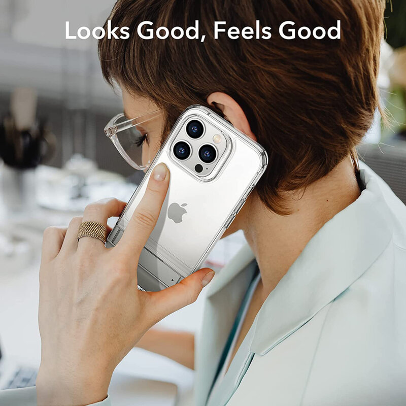 Husa iPhone 14 Pro ESR Air Shield Boost Kickstand, negru