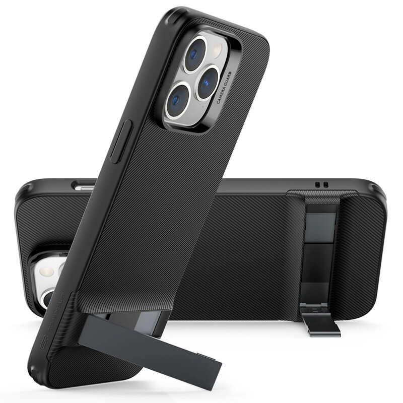 Husa iPhone 14 Pro Max ESR Air Shield Boost Kickstand, negru