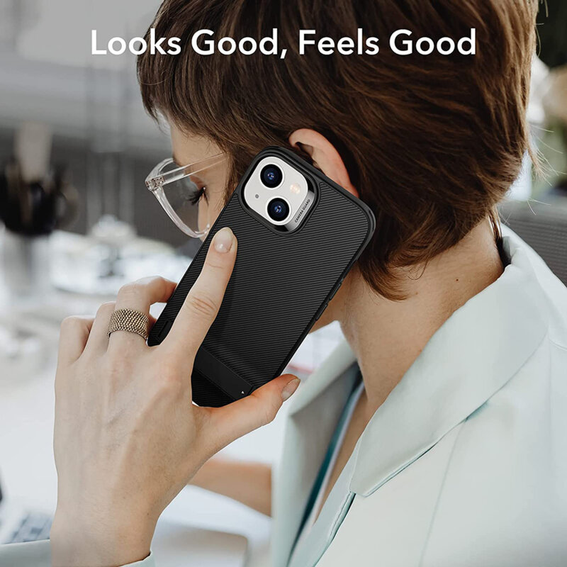 Husa iPhone 13 ESR Air Shield Boost Kickstand, negru