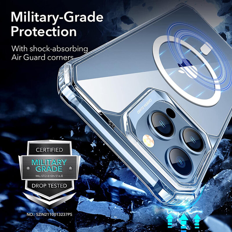 Husa iPhone 13 Pro Max ESR Air Armor HaloLock, transparenta