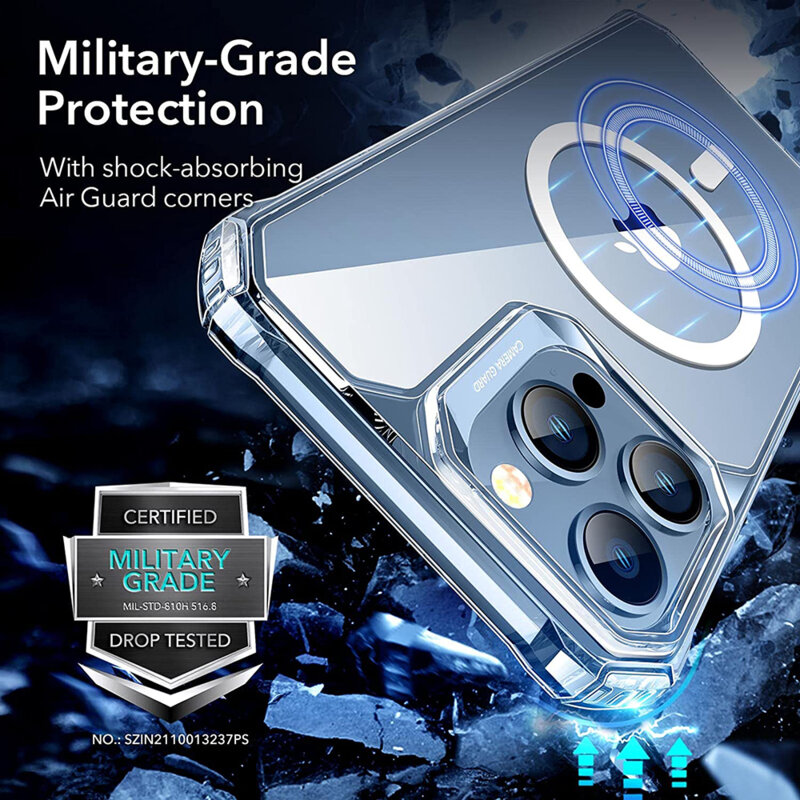 Husa iPhone 13 Pro ESR Air Armor HaloLock, transparenta