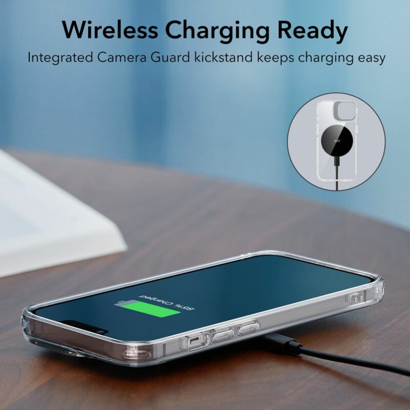 Husa iPhone 14 Plus ESR Classic Kickstand, transparenta