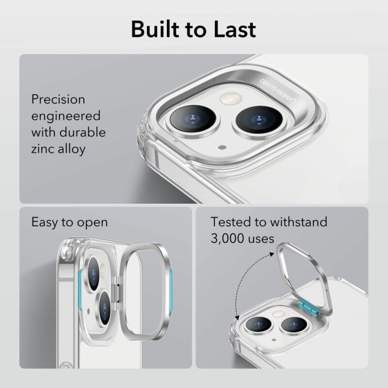 Husa iPhone 14 Plus ESR Classic Kickstand, transparenta