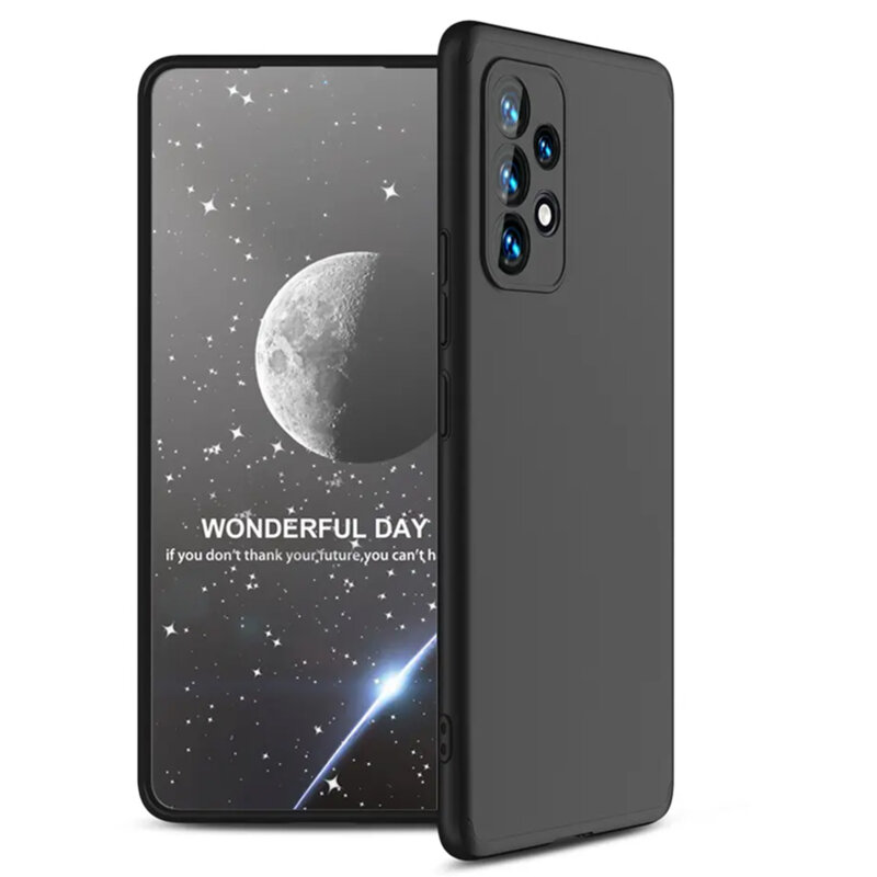 [Pachet 360°] Husa + folie Samsung Galaxy A33 5G GKK Original, negru