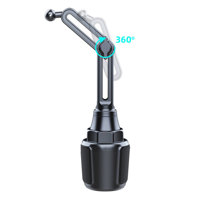 Suport telefon auto pentru pahar masina Techsuit, negru, S301