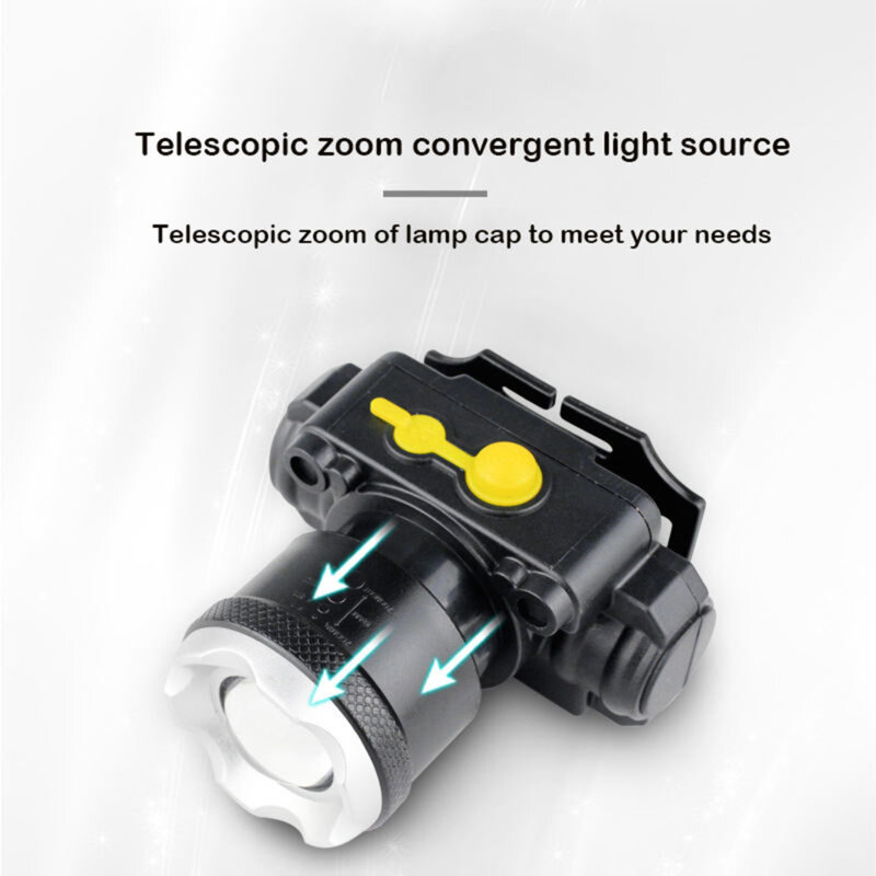 Lanterna cap LED T6 profesionala reincarcabila Techsuit, HL-A-05