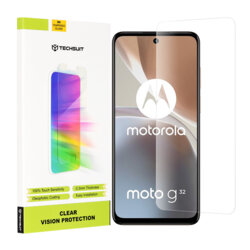 Folie sticla Motorola Moto G32 Techsuit Clear Vision Glass, transparenta