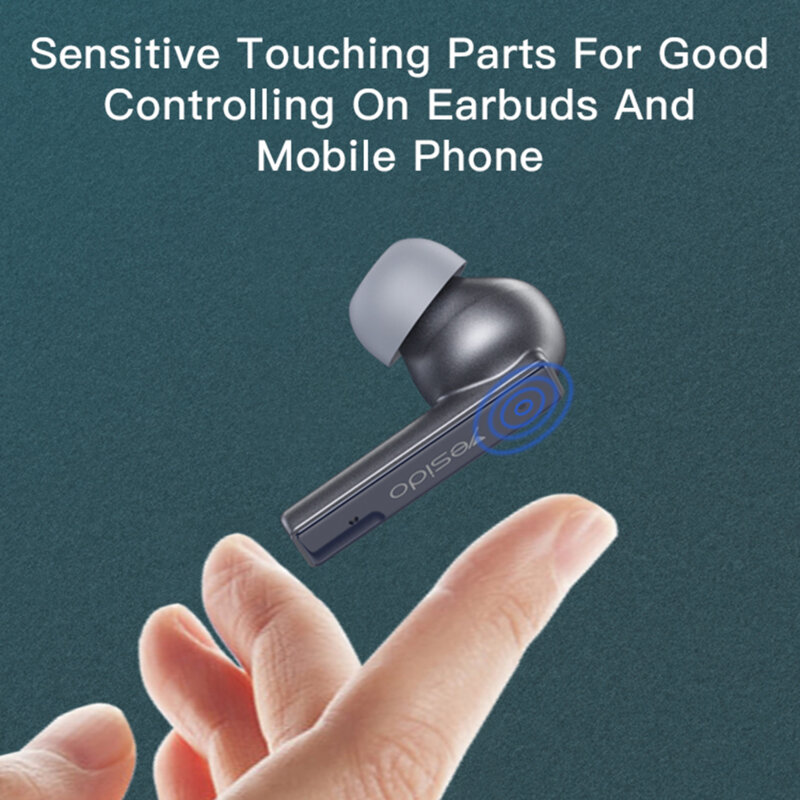 Casti in-ear TWS Noise Cancelling Yesido TWS10, negru