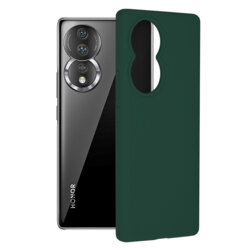 Husa Honor 80 Techsuit Soft Edge Silicone, verde