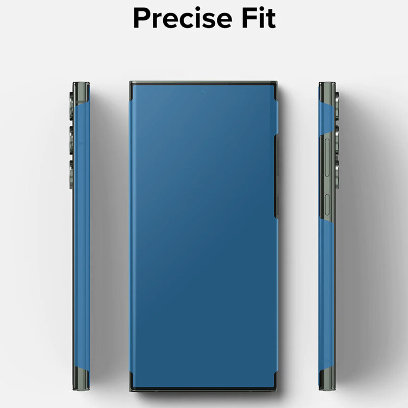 [Pachet 2x] Folie Samsung Galaxy S23 Ultra Ringke Dual Easy Wing Self Dust Removal, transparenta