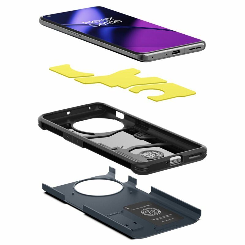Husa OnePlus 11 Spigen Tough Armor, albastru inchis
