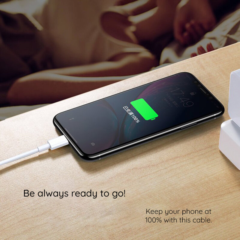 Cablu de date Quick Charging Type-C la USB-C Lito, 2m, 18W