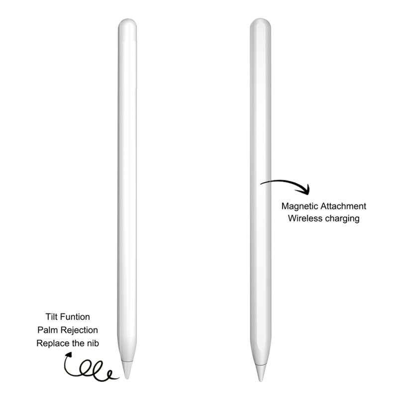 Stylus pen activ pentru iPad cu Palm Rejection Techsuit M2, alb