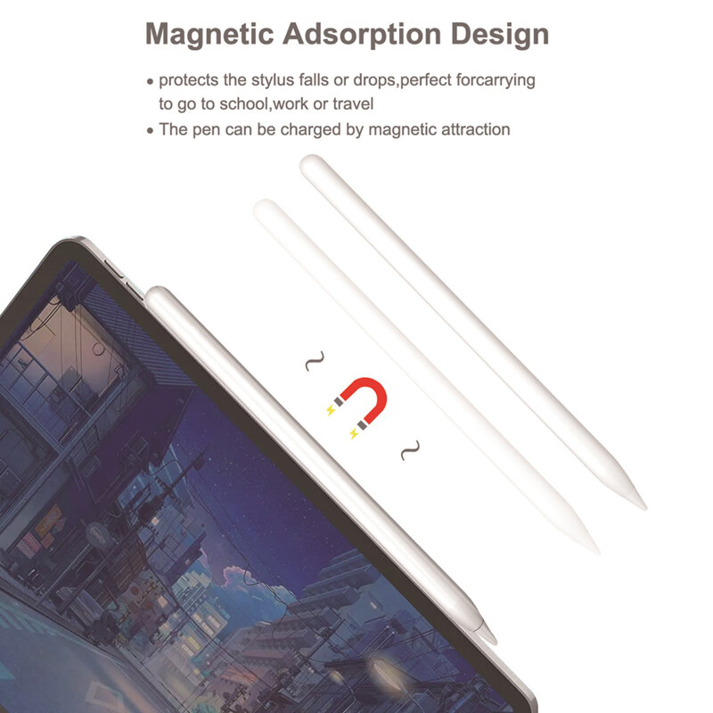 Stylus pen activ pentru iPad cu Palm Rejection Techsuit M2, alb