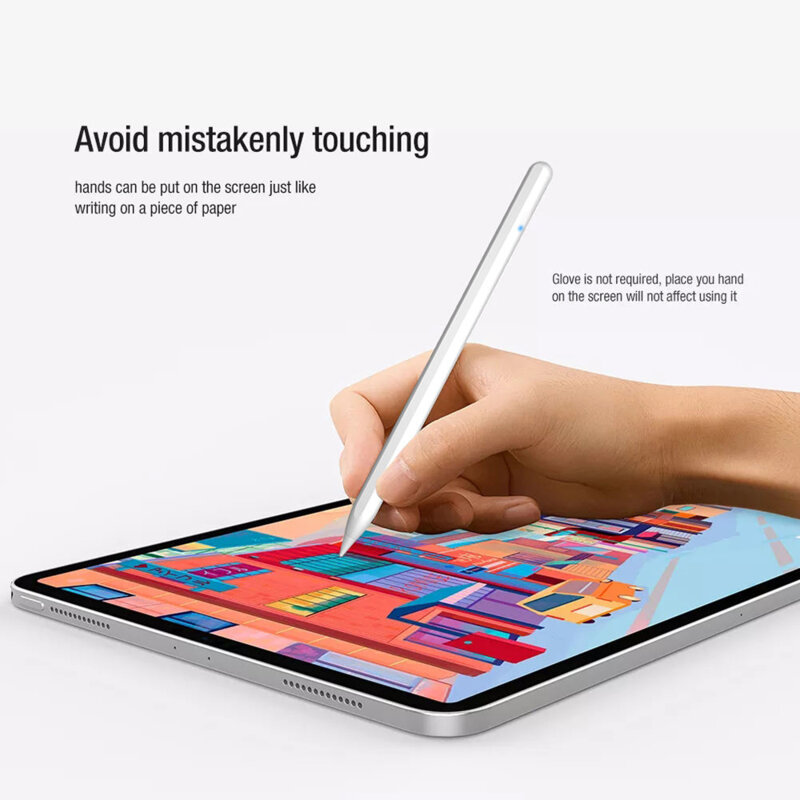 Stylus pen activ pentru iPad cu Palm Rejection Techsuit M2, alb