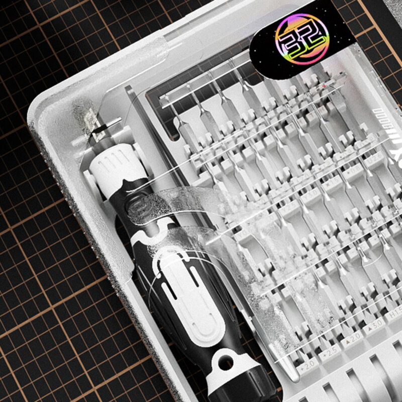 Set surubelnite precizie cu biti magnetici Jakemy, negru, JM-8189