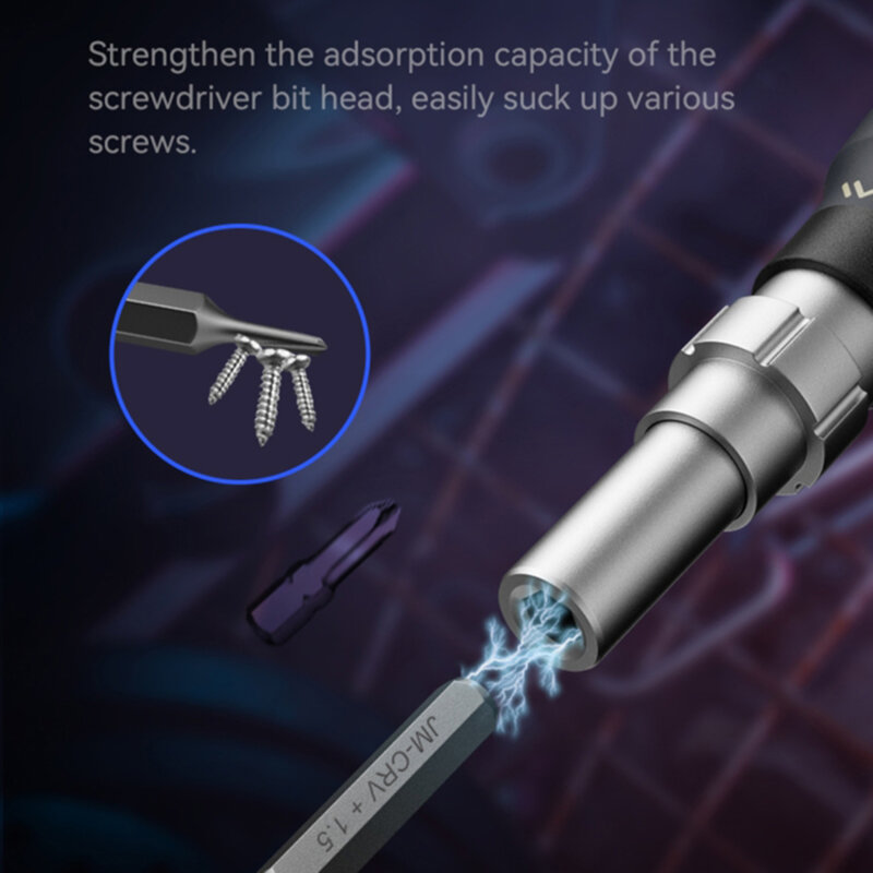Trusa surubelnite mecanica fina cu biti magnetici Jakemy JM-8186, alb