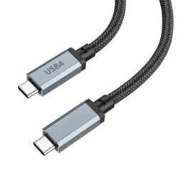 Cablu audio video USB C USB 4 100W Hoco US05, 5A, 4K@60Hz, 1m
