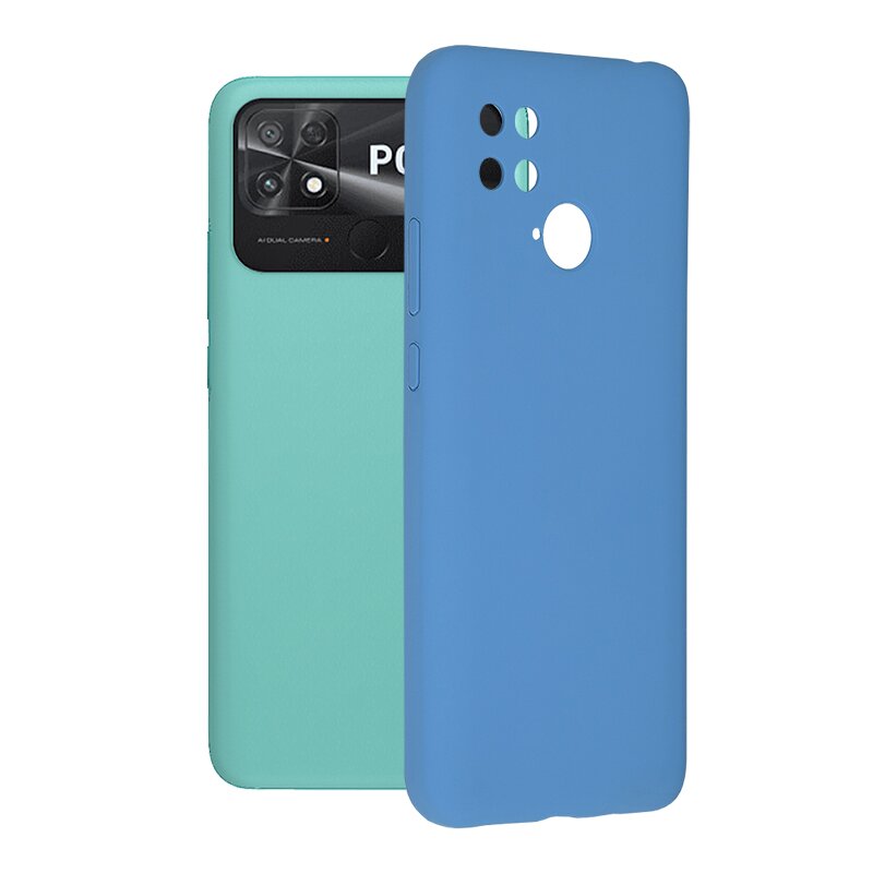 Husa Xiaomi Poco C40 Techsuit Soft Edge Silicone, albastru