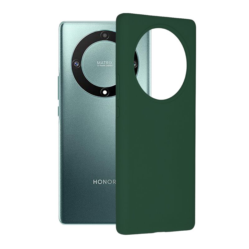 Husa Honor Magic5 Lite Techsuit Soft Edge Silicone, verde