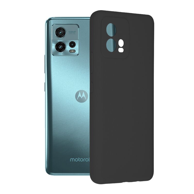 Husa Motorola Moto G72 Techsuit Soft Edge Silicone, negru
