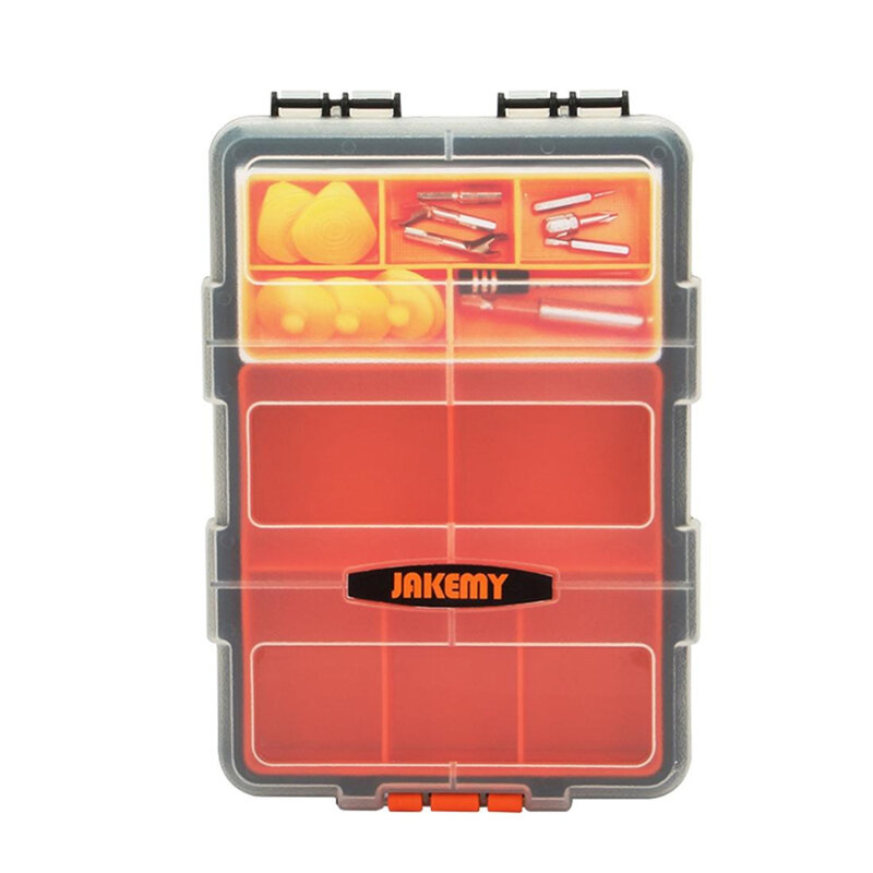 Organizator cutie plastic Jakemy JM-Z20, portocaliu