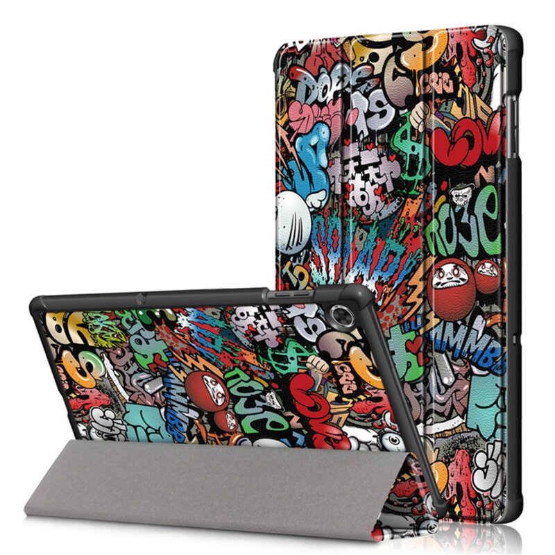 Husa Lenovo Tab M10 Plus Gen 3 (TB-125F/TB-128F) Techsuit FoldPro, Urban Vibe