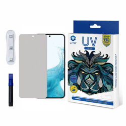 Folie sticla Samsung Galaxy S22 5G Lito UV Glue, privacy