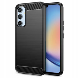 Husa Samsung Galaxy A34 5G Techsuit Carbon Silicone, negru