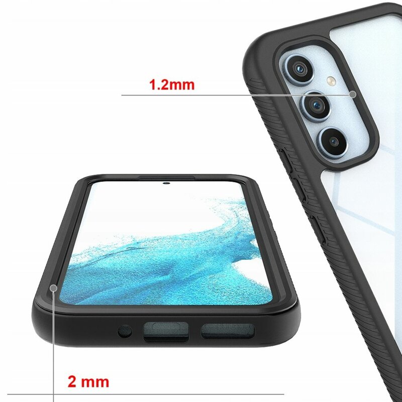 [Pachet 360°] Husa + folie Samsung Galaxy A54 Techsuit Defense, negru
