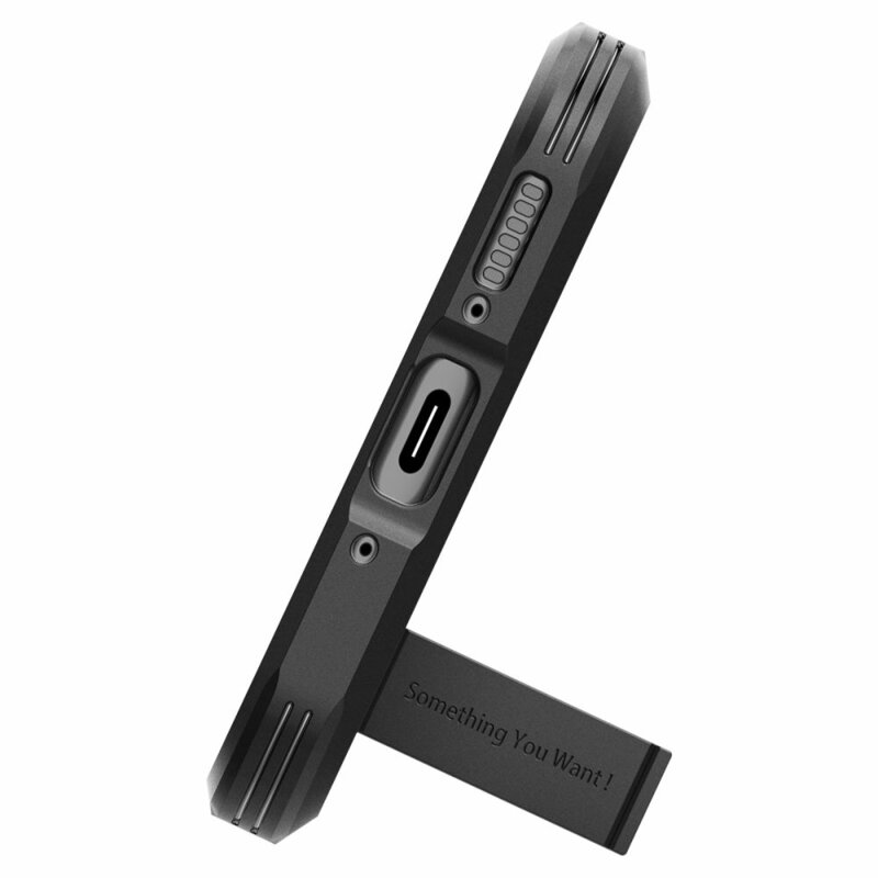Husa Samsung Galaxy A54 Spigen Tough Armor, negru
