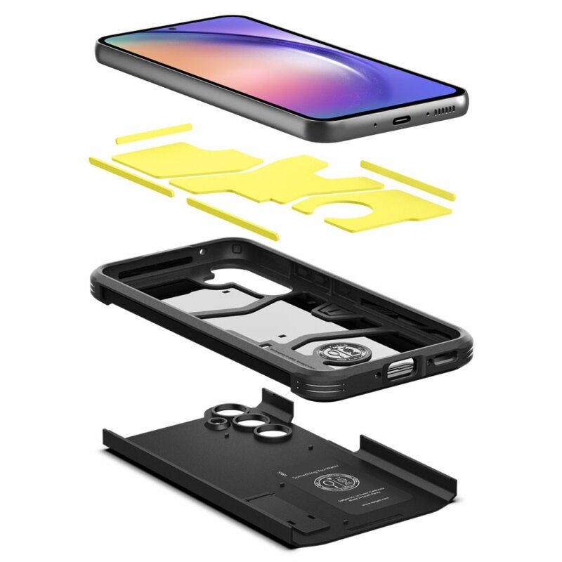 Husa Samsung Galaxy A54 Spigen Tough Armor, negru