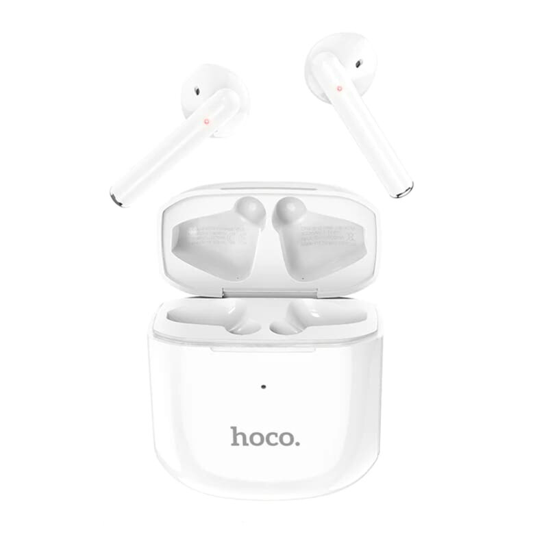 Casti in-ear stereo true wireless Bluetooh Hoco EW19, alb