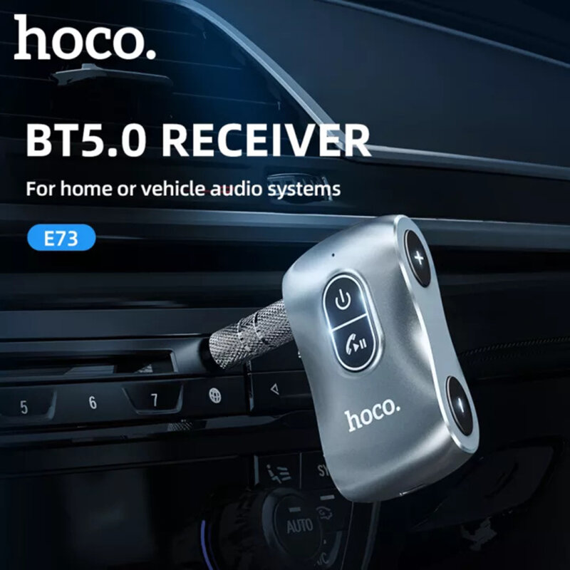 Receptor Bluetooth pentru masina wireless Jack, card TF Hoco E73