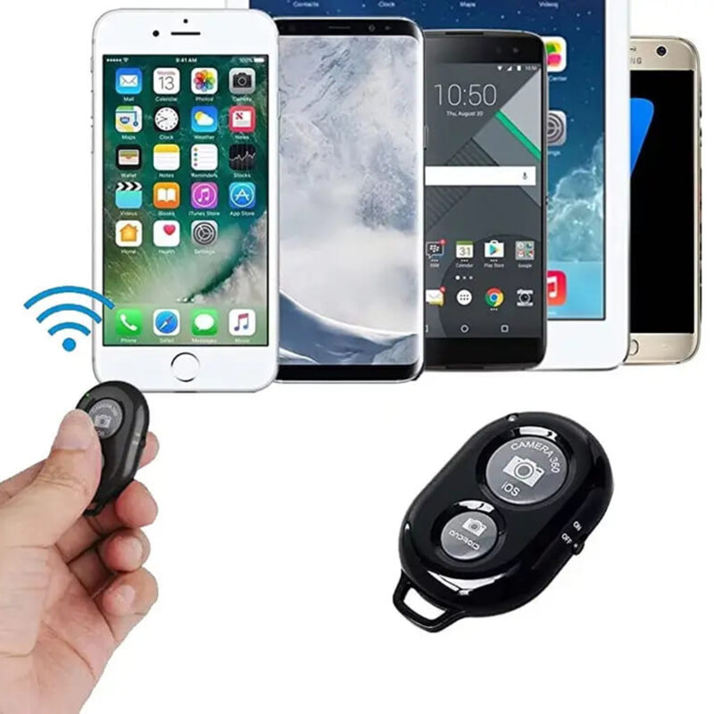 Telecomanda tip Joystick pentru selfie Techsuit, negru, RMC-01