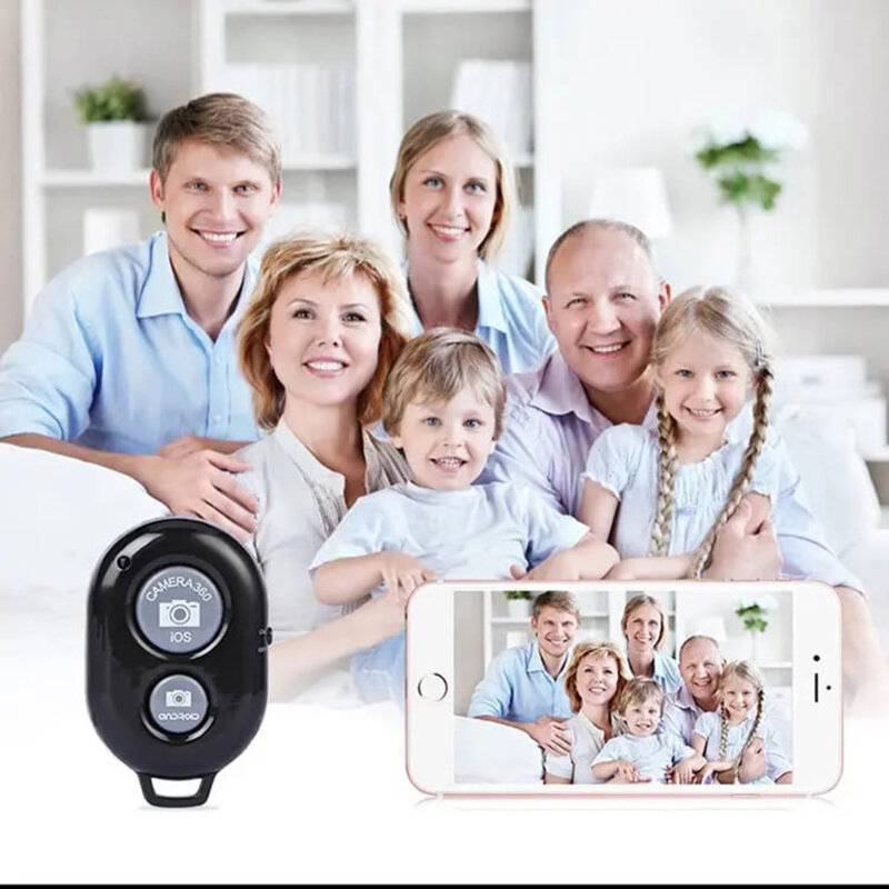 Telecomanda tip Joystick pentru selfie Techsuit, negru, RMC-01