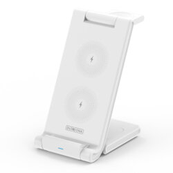 Incarcator wireless pentru iPhone 15W Duzzona W10-A, alb