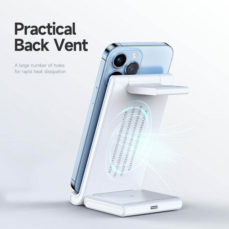 Statie incarcator wireless pentru iPhone 15W Duzzona W10-A