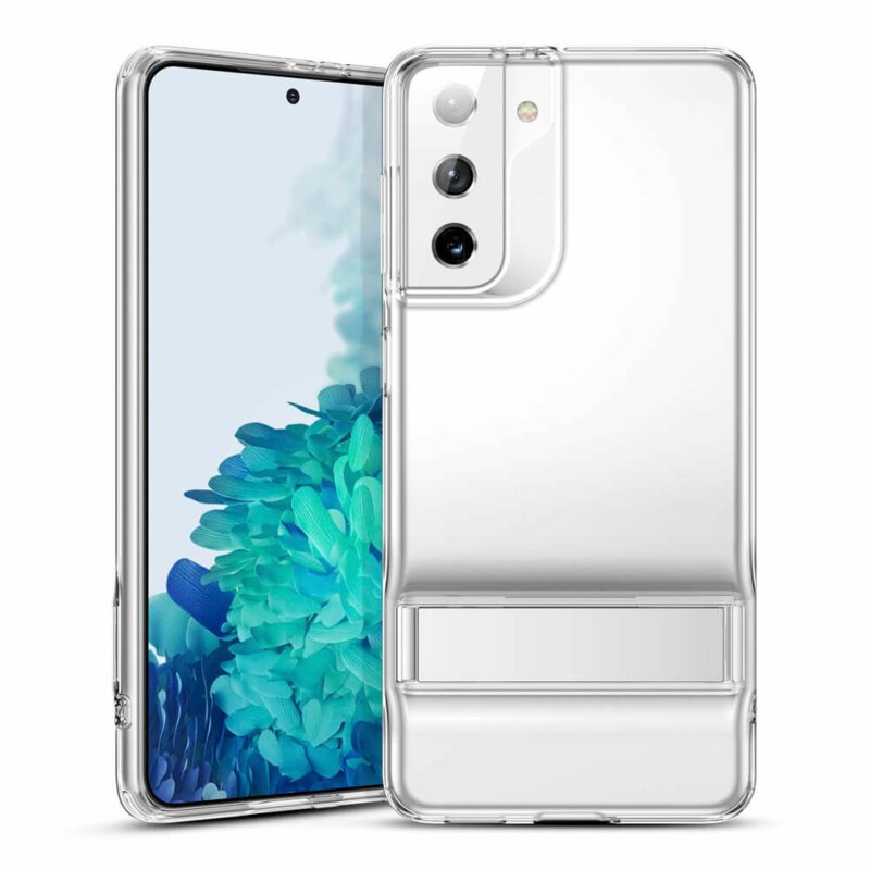 Husa Samsung Galaxy S21 Plus 5G ESR Air Shield Boost Kickstand, transparenta