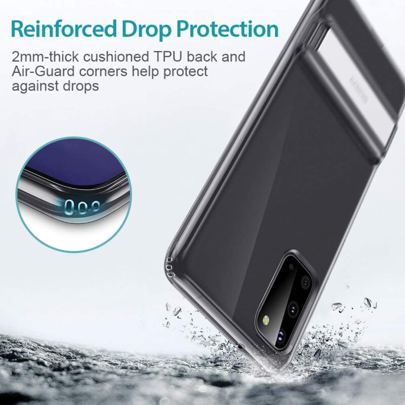 Husa Samsung Galaxy S20 ESR Air Shield Boost Kickstand, transparenta