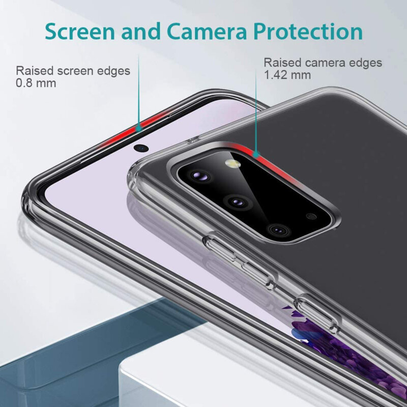 Husa Samsung Galaxy S20 ESR Air Shield Boost Kickstand, transparenta