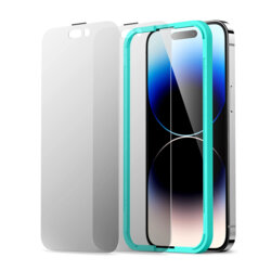 [Pachet 2x] Folie privacy sticla iPhone 14 Pro ESR Screen Shield